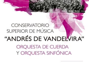 Actuación Orquesta de cuerda y Orquesta sinfónica "Andrés de Vandelvira"