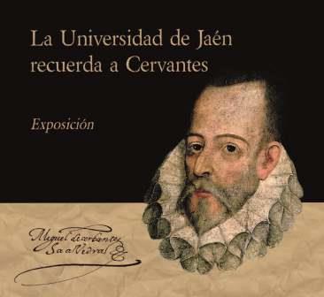 Portada del Catálogo la Universidad de Jaén recuerda a Cervantes