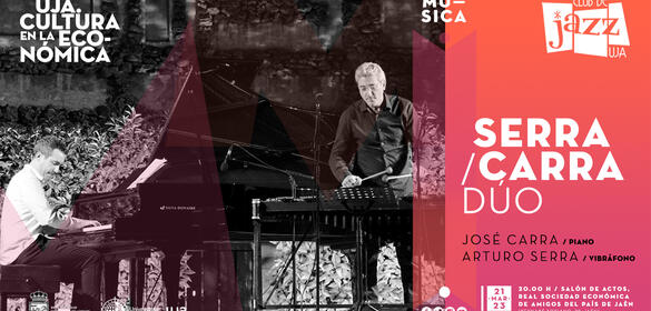Serra/ Carra Dúo - Concierto de UJACultura en la Económica - Club de Jazz UJA 21-03-2023