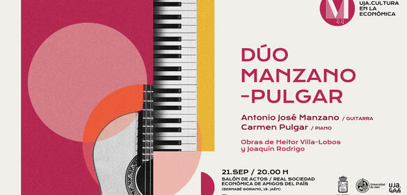Concierto de guitarra y piano - Dúo Manzano y Pulgar en la RSEAP de Jaén