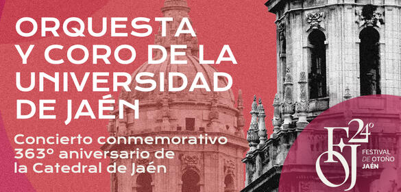 Cartel del  Concierto conmemorativo 363º aniversario de la Catedral de Jaén