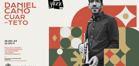 Cartel del Club de Jazz Uja "Daniel Cano Cuarteto"