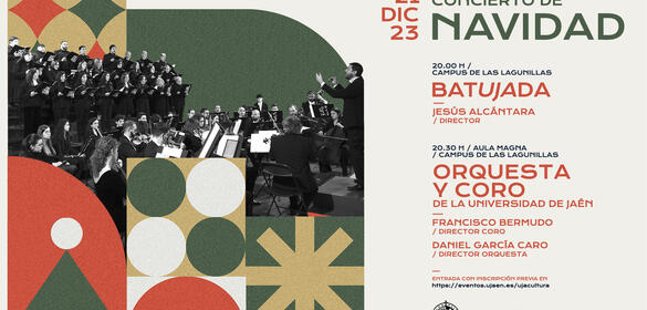 Cartel Concierto de Navidad (Batujada + Orquesta y Coro) 21/12/2023