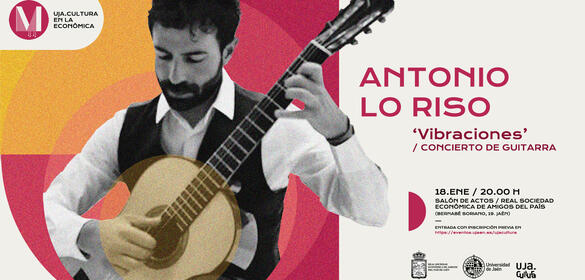 imagen del cartel del concierto de Antonio Lo Riso 'Vibraciones' Concierto de guitarra
