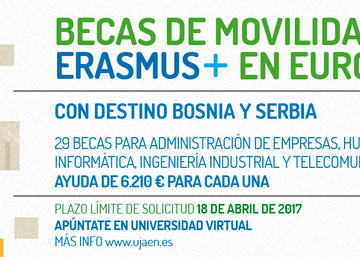 Programa Movilidad Internacional Erasmus + (Programa K-107 Universidad de Bosnia