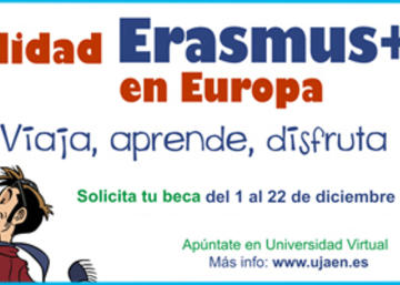 Banner de la convocatoria Erasmus+